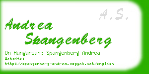 andrea spangenberg business card